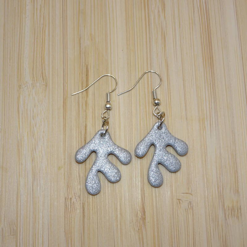 Matira Earrings - Light Grey