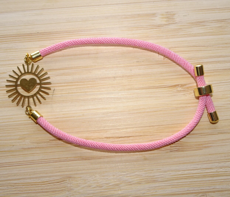 Bracelet Tulum - Rose clair