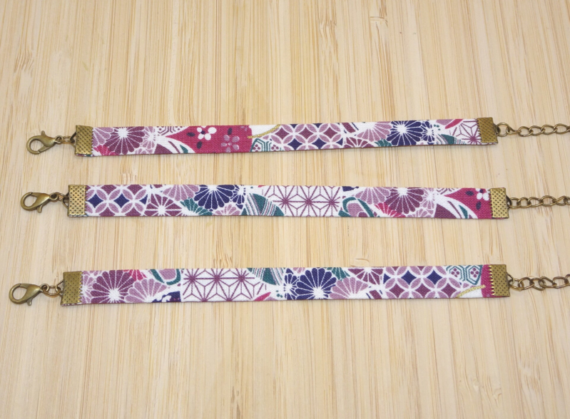 Bracelet Cancún - Mauve / cuivre