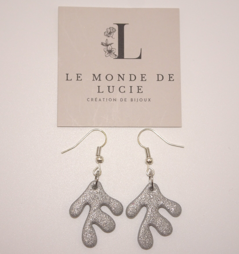 Matira Earrings - Light Grey