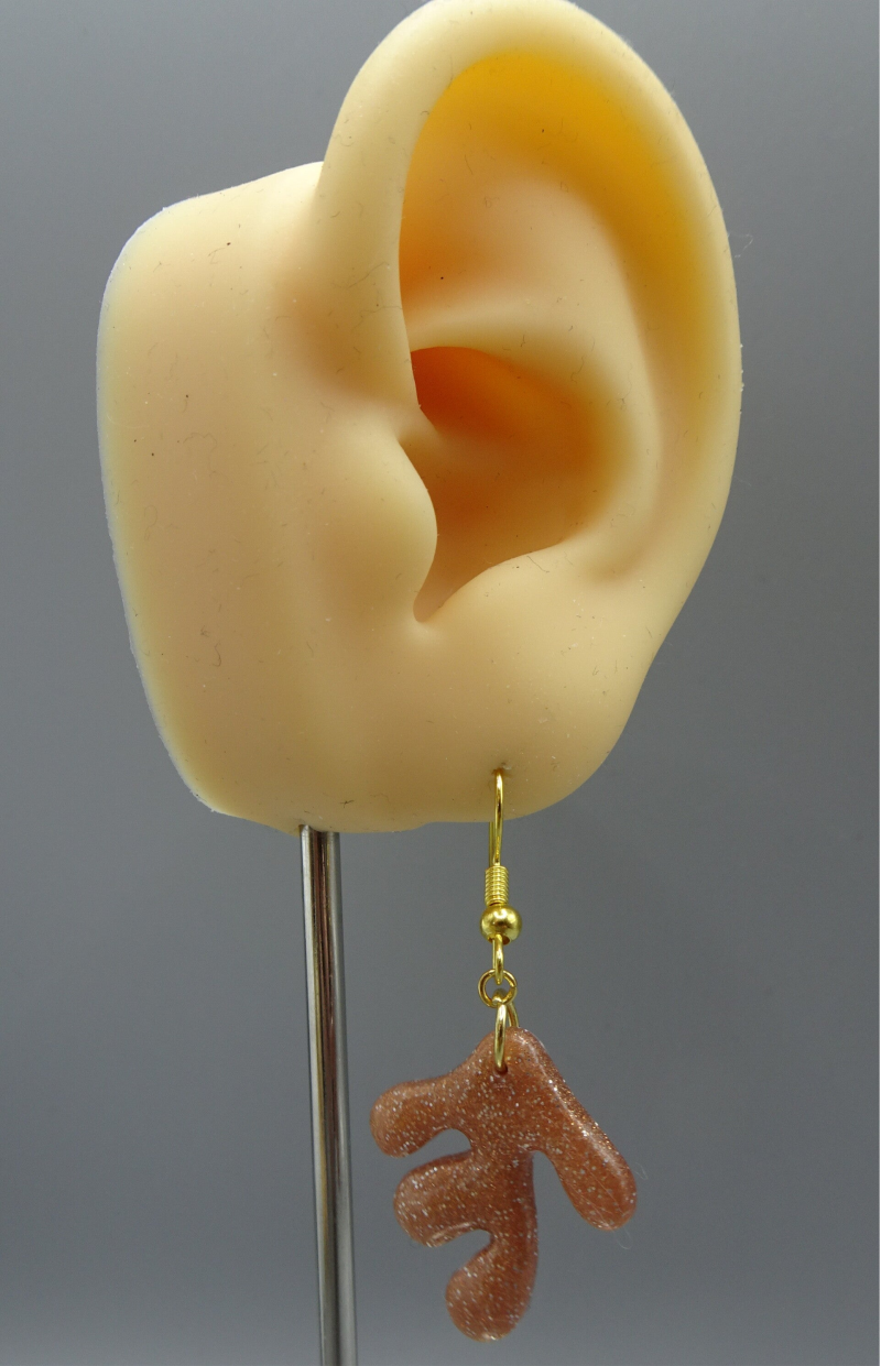 Matira Earrings - Orange-Pink