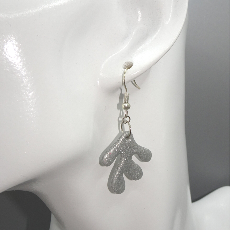 Matira Earrings - Light Grey